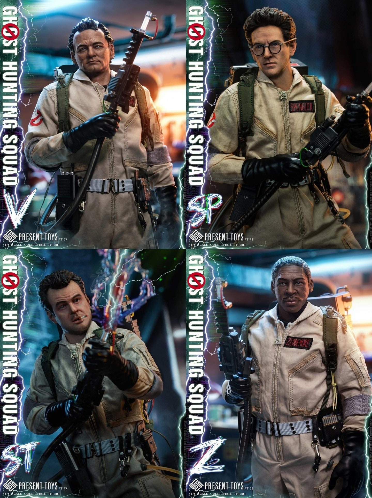 Present Toys Ghost Busters [Full Team! Hunting Squad] 1/6 Scale