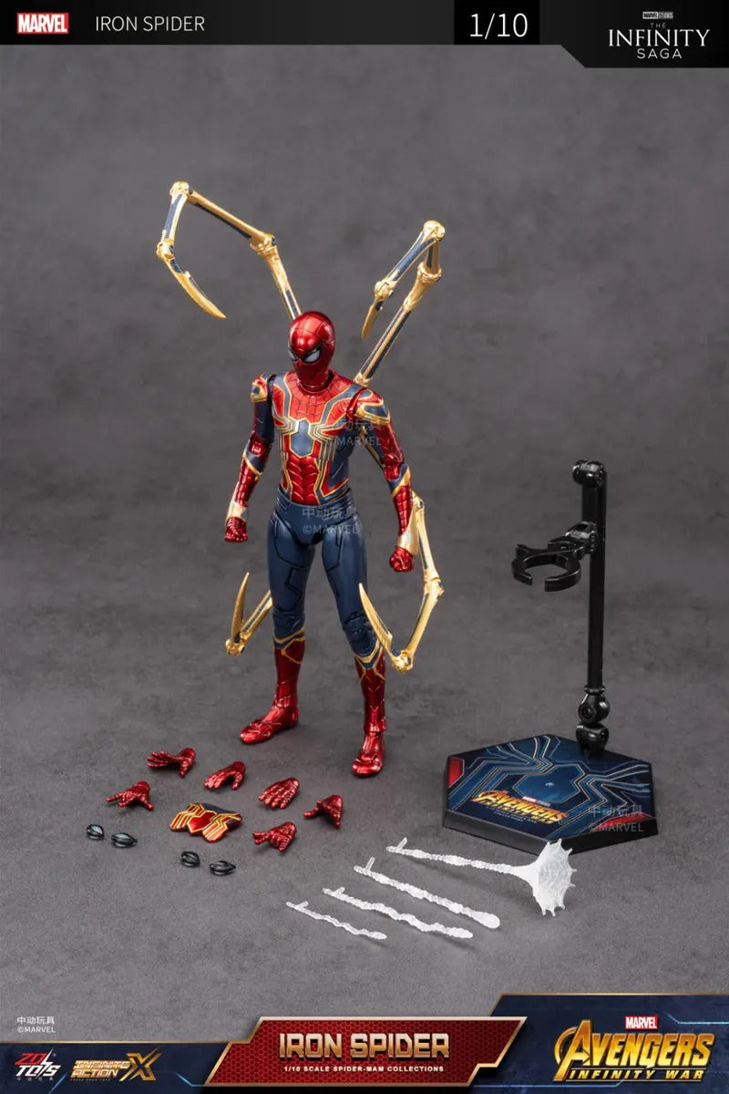 ZD Toys 1913-04 Iron Spiderman 2.0 Version 1:10 Scale Collectible Figure