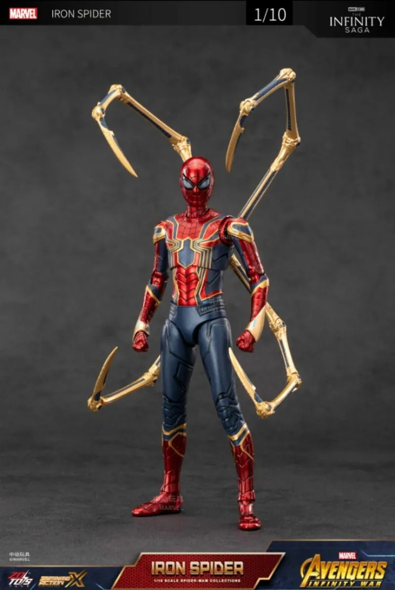 ZD Toys 1913-04 Iron Spiderman 2.0 Version 1:10 Scale Collectible Figure