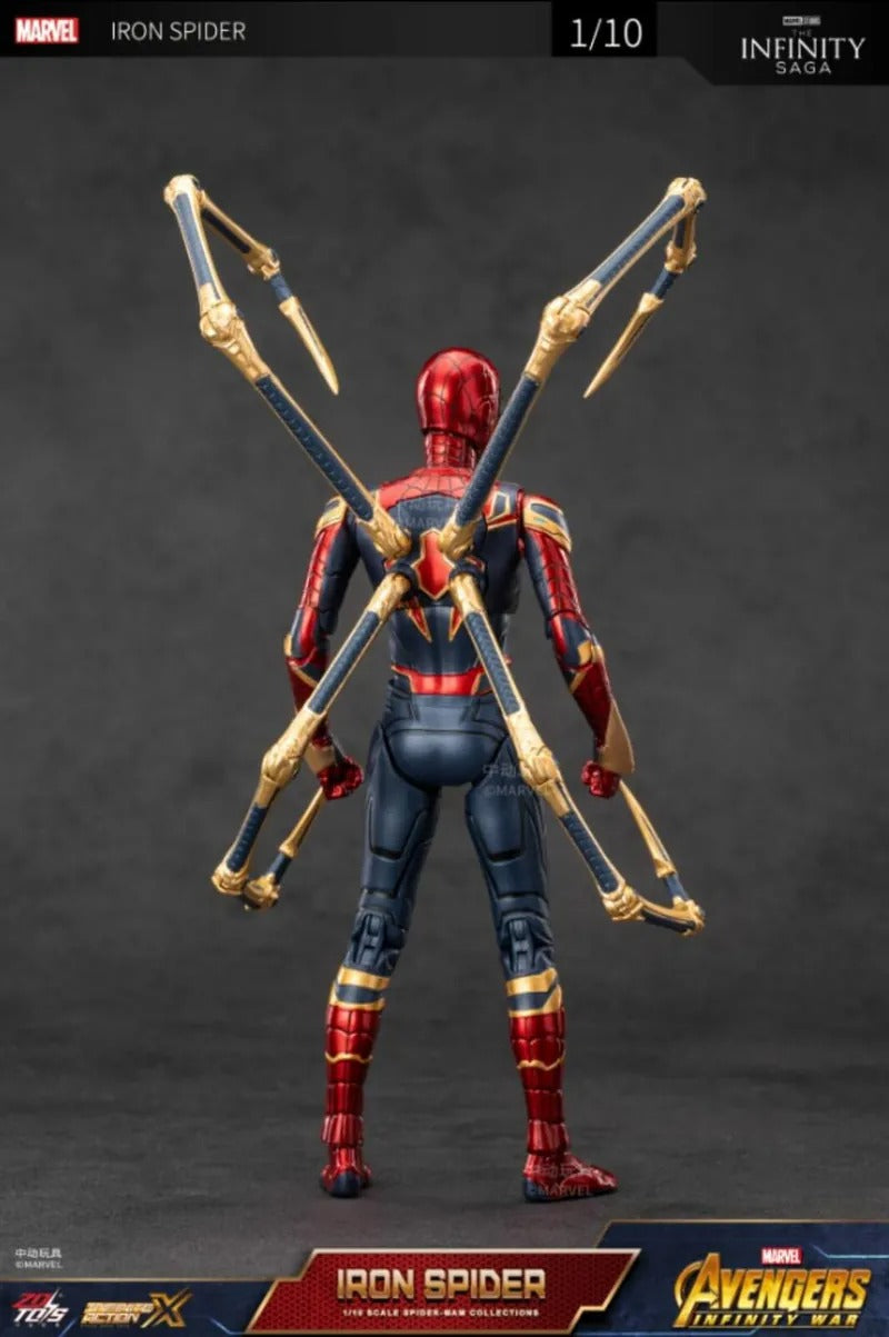ZD Toys 1913-04 Iron Spiderman 2.0 Version 1:10 Scale Collectible Figure