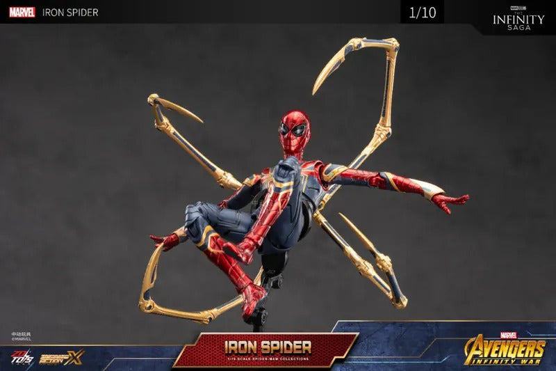 ZD Toys 1913-04 Iron Spiderman 2.0 Version 1:10 Scale Collectible Figure