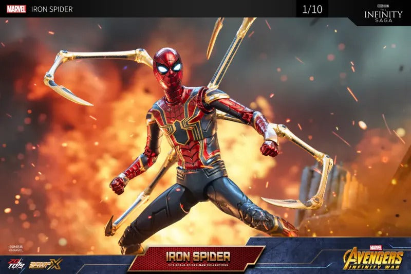 ZD Toys 1913-04 Iron Spiderman 2.0 Version 1:10 Scale Collectible Figure
