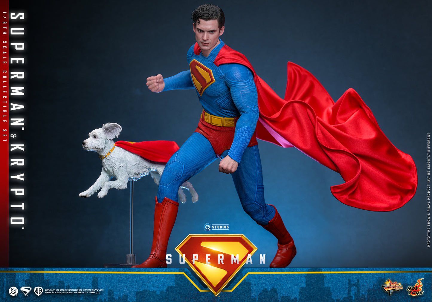 (Preorder) Hot Toys MMS812 Superman™ & Krypto™ 1/6th Scale Collectible Set