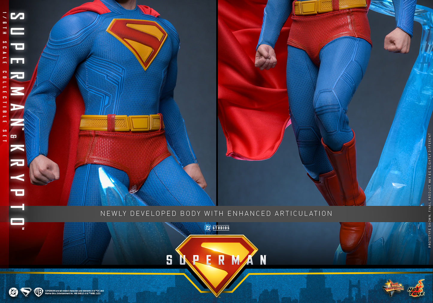 (Preorder) Hot Toys MMS812 Superman™ & Krypto™ 1/6th Scale Collectible Set