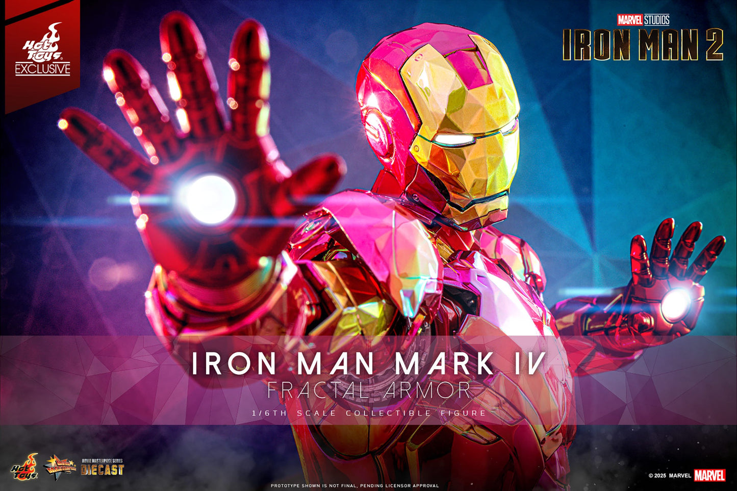 Hot Toys - MMS792 - Iron Man 2: Iron Man Mark IV (Fractal Armor) Limited Edition - 1/6 Scale Collectible Figure