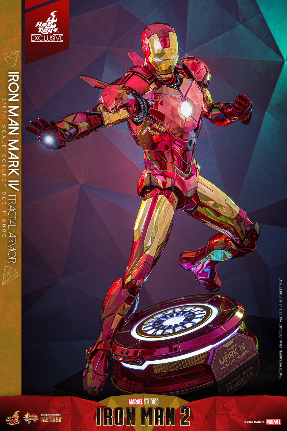 Hot Toys - MMS792 - Iron Man 2: Iron Man Mark IV (Fractal Armor) Limited Edition - 1/6 Scale Collectible Figure