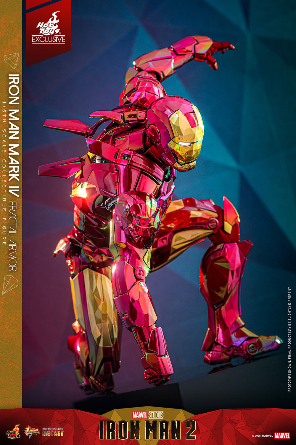 Hot Toys - MMS792 - Iron Man 2: Iron Man Mark IV (Fractal Armor) Limited Edition - 1/6 Scale Collectible Figure