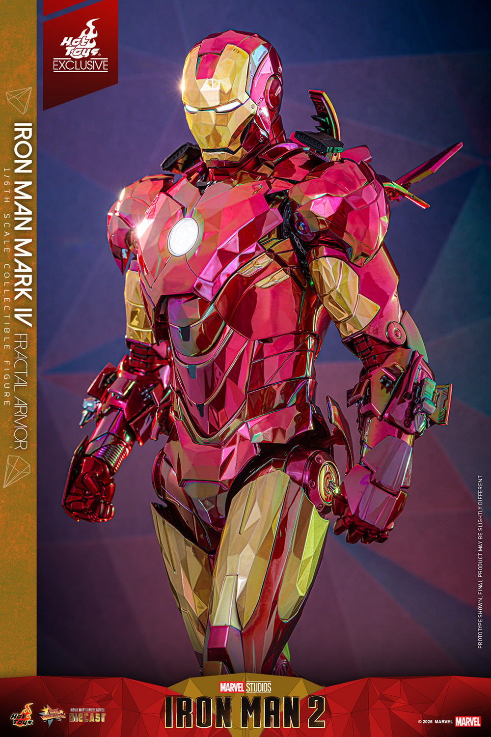 Hot Toys - MMS792 - Iron Man 2: Iron Man Mark IV (Fractal Armor) Limited Edition - 1/6 Scale Collectible Figure