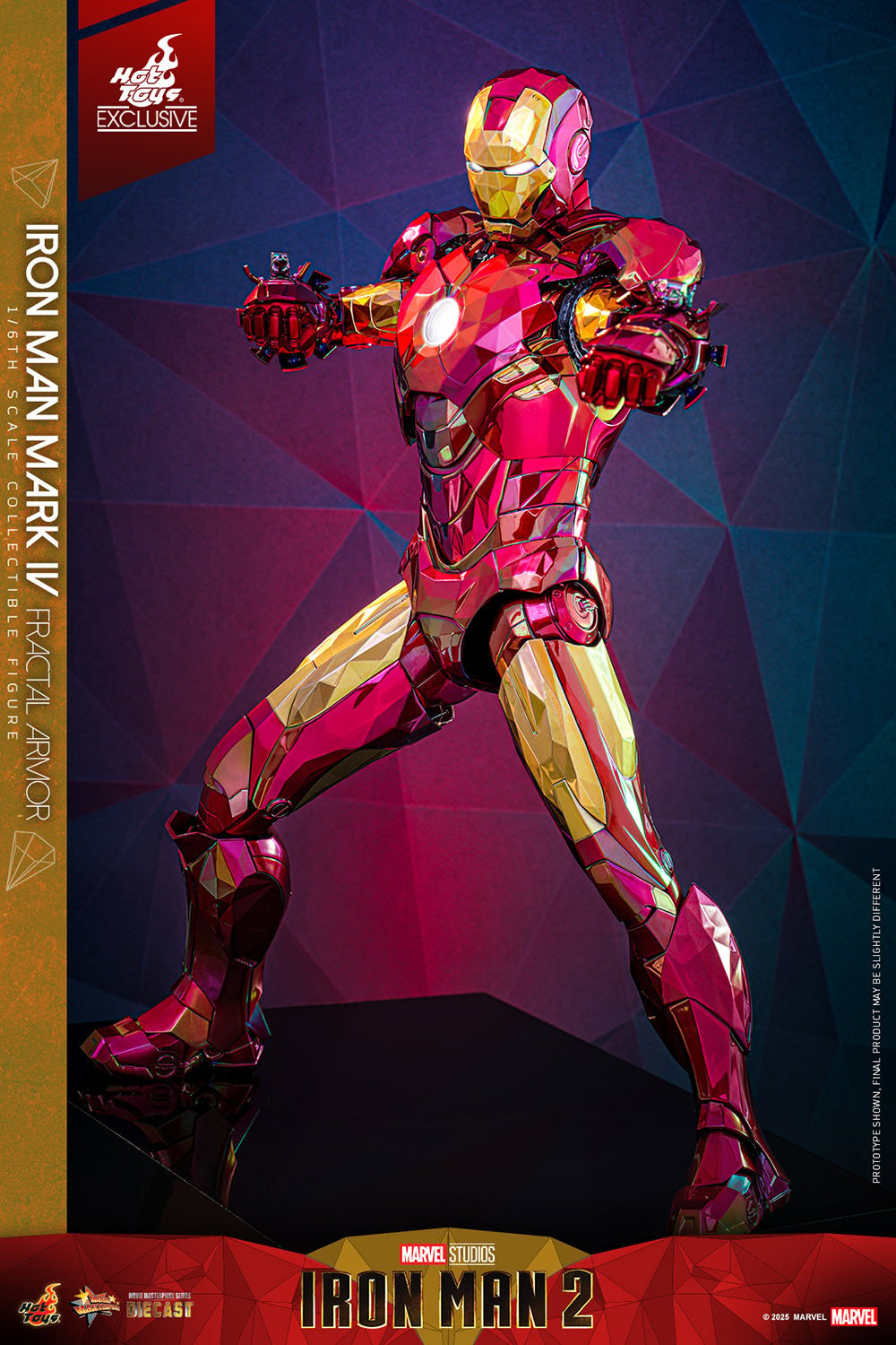 Hot Toys - MMS792 - Iron Man 2: Iron Man Mark IV (Fractal Armor) Limited Edition - 1/6 Scale Collectible Figure