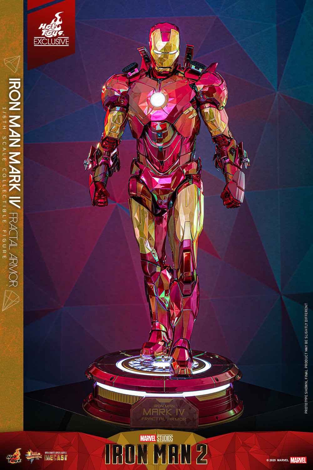 Hot Toys - MMS792 - Iron Man 2: Iron Man Mark IV (Fractal Armor) Limited Edition - 1/6 Scale Collectible Figure