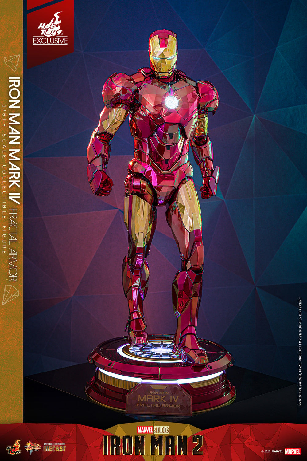 Hot Toys - MMS792 - Iron Man 2: Iron Man Mark IV (Fractal Armor) Limited Edition - 1/6 Scale Collectible Figure