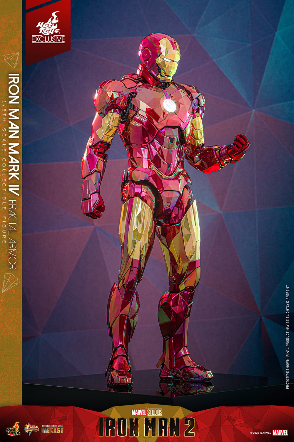 Hot Toys - MMS792 - Iron Man 2: Iron Man Mark IV (Fractal Armor) Limited Edition - 1/6 Scale Collectible Figure