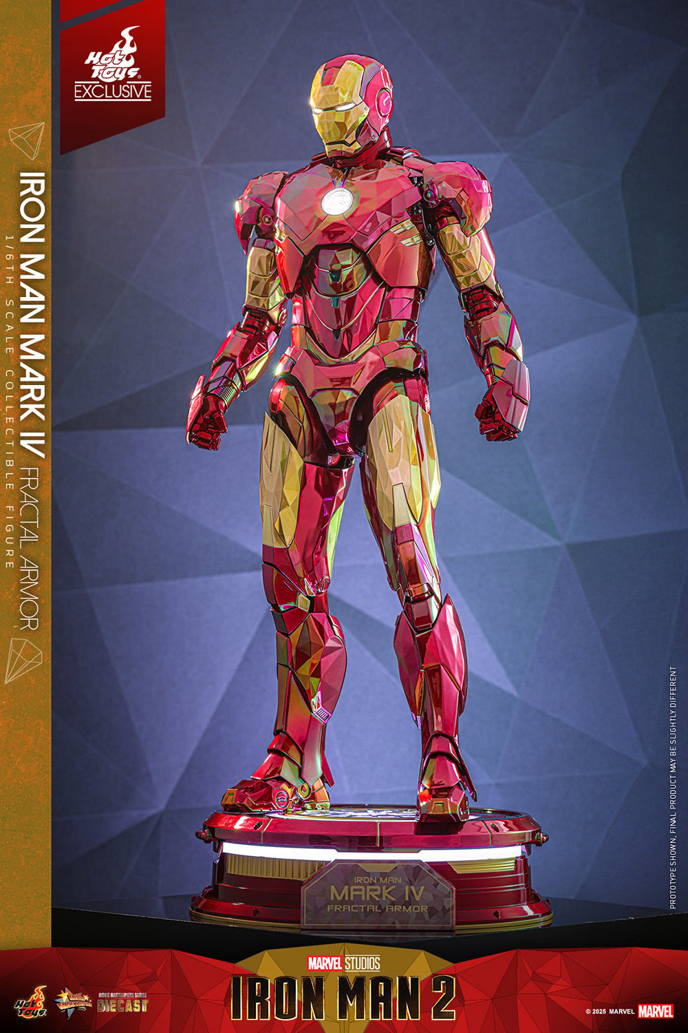 Hot Toys - MMS792 - Iron Man 2: Iron Man Mark IV (Fractal Armor) Limited Edition - 1/6 Scale Collectible Figure