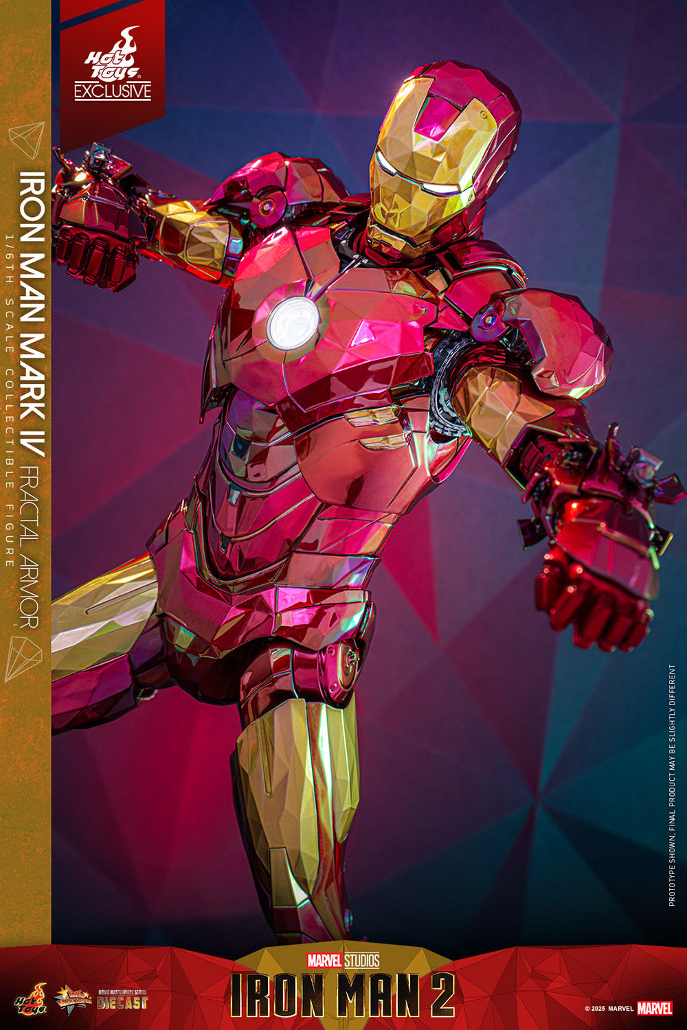 Hot Toys - MMS792 - Iron Man 2: Iron Man Mark IV (Fractal Armor) Limited Edition - 1/6 Scale Collectible Figure