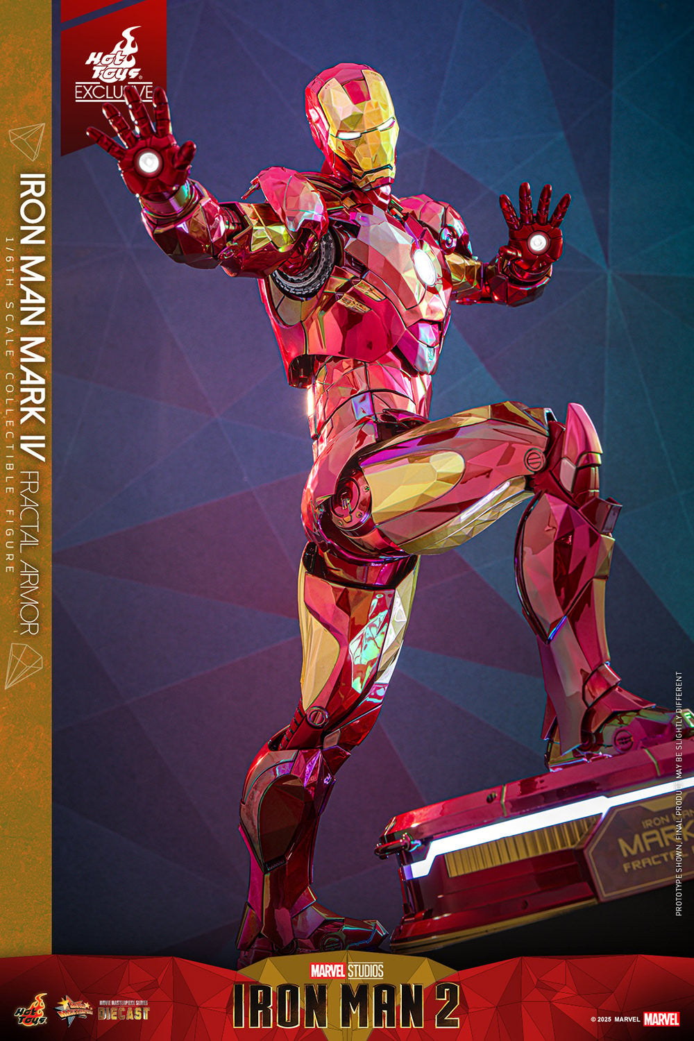 Hot Toys - MMS792 - Iron Man 2: Iron Man Mark IV (Fractal Armor) Limited Edition - 1/6 Scale Collectible Figure