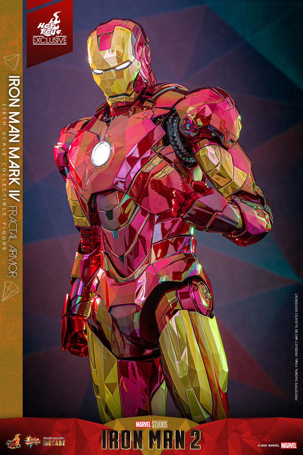 Hot Toys - MMS792 - Iron Man 2: Iron Man Mark IV (Fractal Armor) Limited Edition - 1/6 Scale Collectible Figure