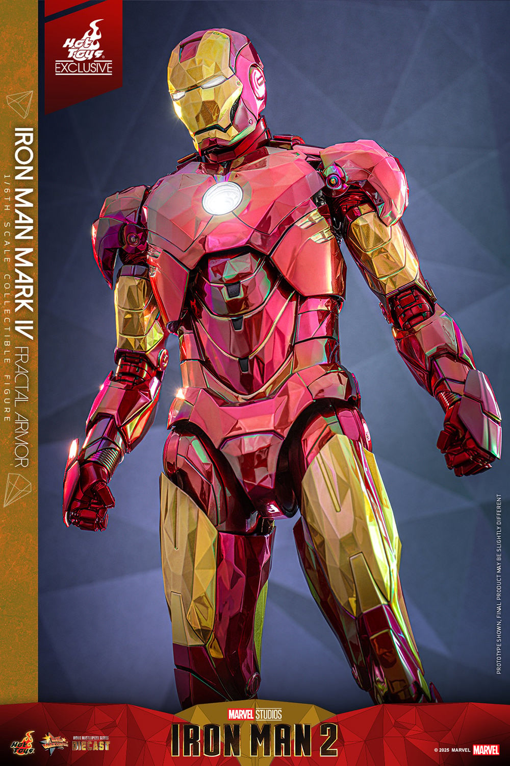Hot Toys - MMS792 - Iron Man 2: Iron Man Mark IV (Fractal Armor) Limited Edition - 1/6 Scale Collectible Figure