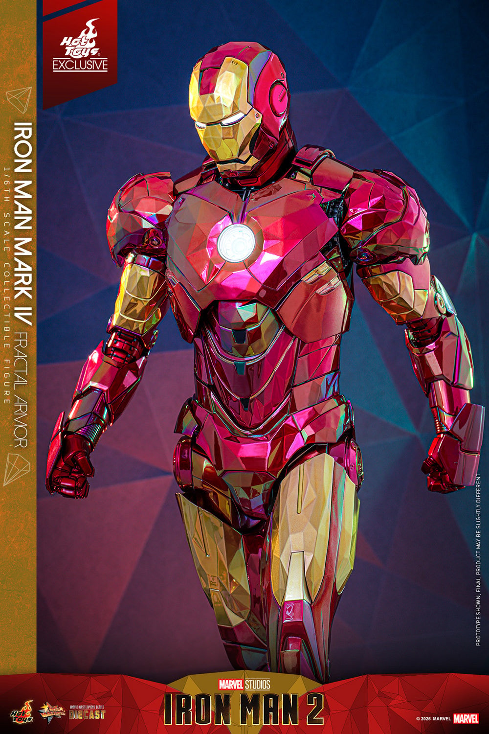 Hot Toys - MMS792 - Iron Man 2: Iron Man Mark IV (Fractal Armor) Limited Edition - 1/6 Scale Collectible Figure