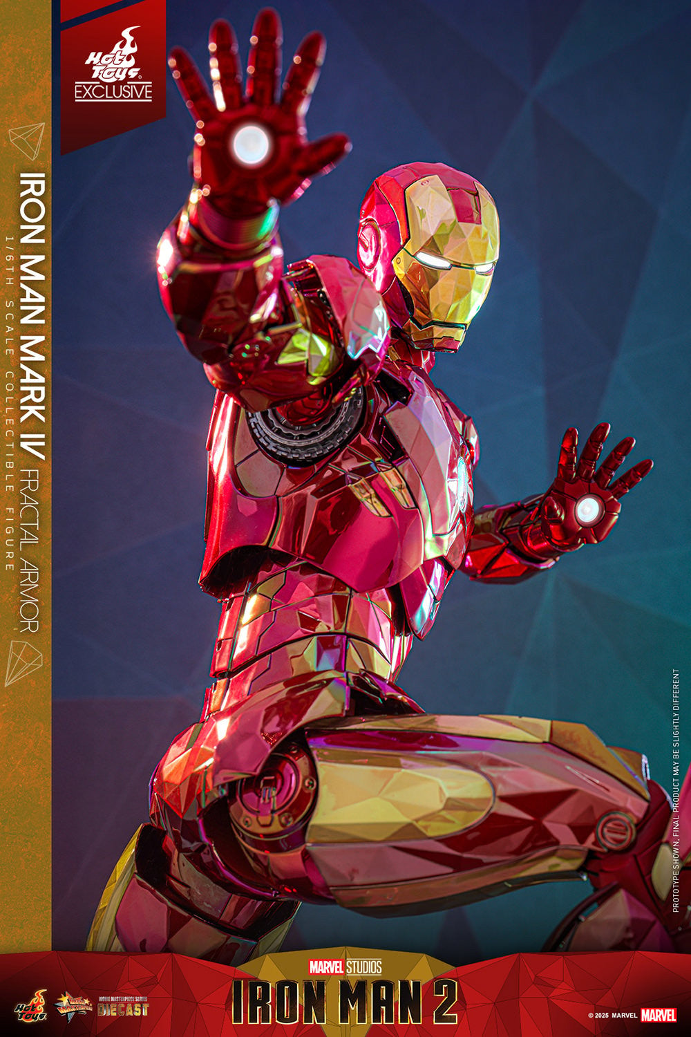 Hot Toys - MMS792 - Iron Man 2: Iron Man Mark IV (Fractal Armor) Limited Edition - 1/6 Scale Collectible Figure