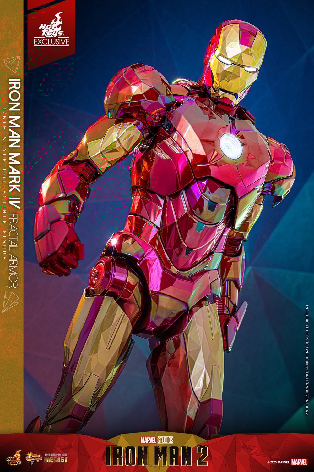 Hot Toys - MMS792 - Iron Man 2: Iron Man Mark IV (Fractal Armor) Limited Edition - 1/6 Scale Collectible Figure