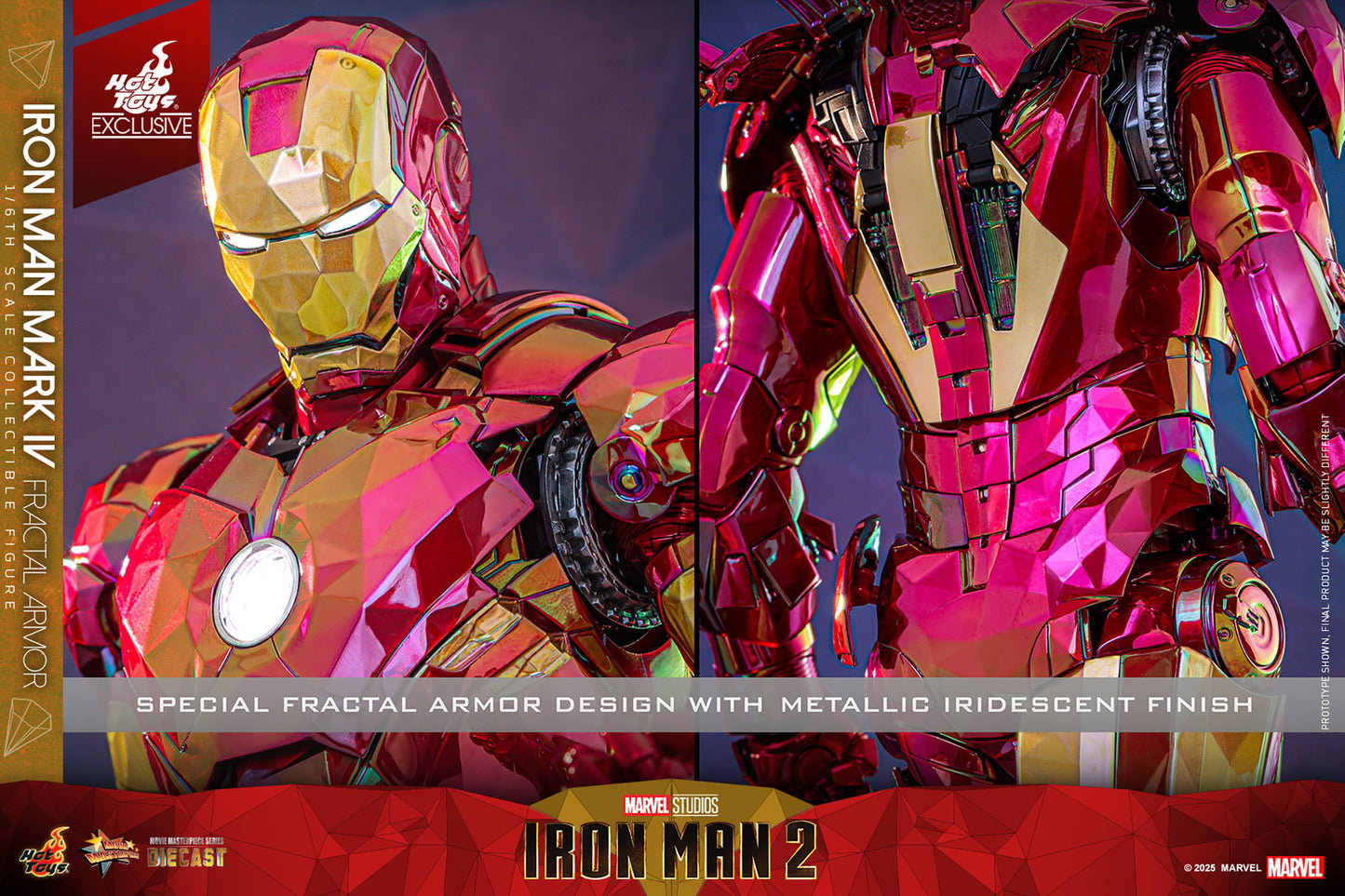 Hot Toys - MMS792 - Iron Man 2: Iron Man Mark IV (Fractal Armor) Limited Edition - 1/6 Scale Collectible Figure