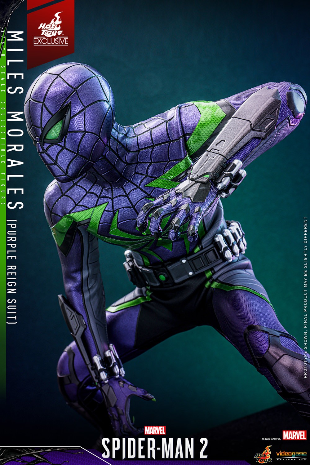 Hot Toys - VGM68 - Marvel's Spider-Man 2: Miles Morales (Purple Reign Suit) Limited Edition (Hot Toys Exclusive) - 1/6 Scale Collectible Figure