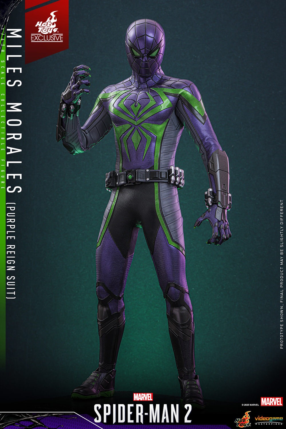 Hot Toys - VGM68 - Marvel's Spider-Man 2: Miles Morales (Purple Reign Suit) Limited Edition (Hot Toys Exclusive) - 1/6 Scale Collectible Figure