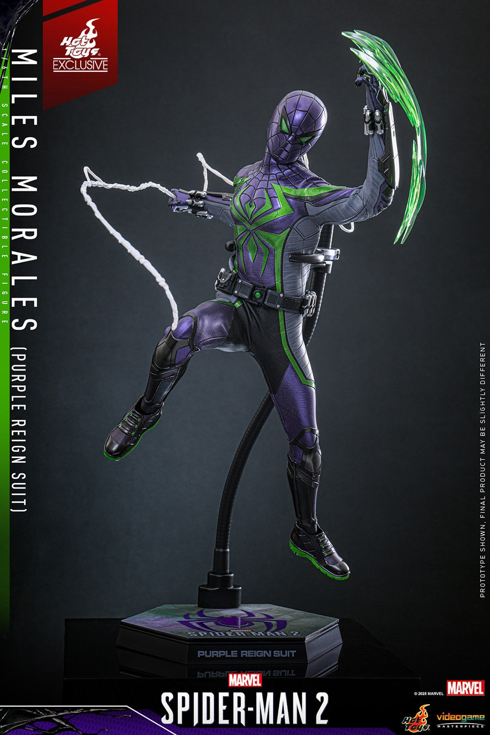 Hot Toys - VGM68 - Marvel's Spider-Man 2: Miles Morales (Purple Reign Suit) Limited Edition (Hot Toys Exclusive) - 1/6 Scale Collectible Figure