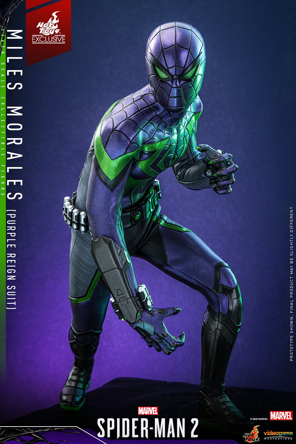 Hot Toys - VGM68 - Marvel's Spider-Man 2: Miles Morales (Purple Reign Suit) Limited Edition (Hot Toys Exclusive) - 1/6 Scale Collectible Figure