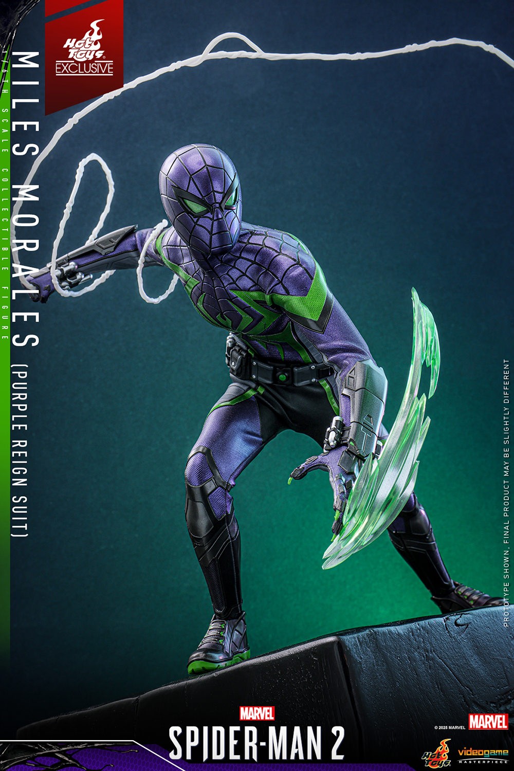 Hot Toys - VGM68 - Marvel's Spider-Man 2: Miles Morales (Purple Reign Suit) Limited Edition (Hot Toys Exclusive) - 1/6 Scale Collectible Figure