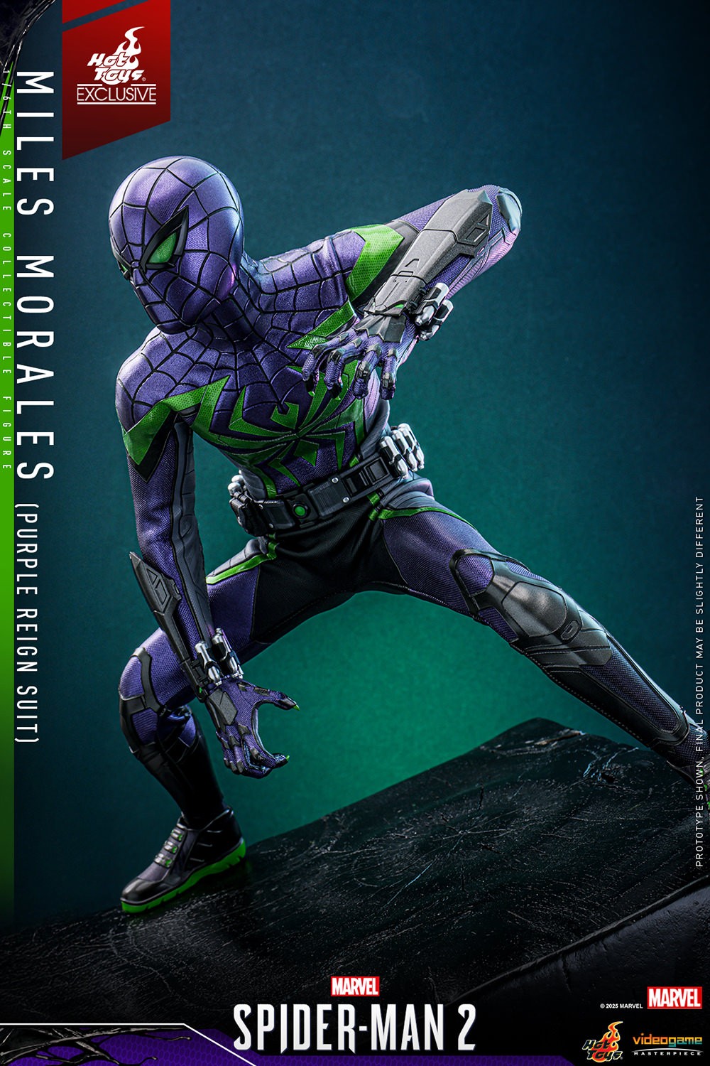 Hot Toys - VGM68 - Marvel's Spider-Man 2: Miles Morales (Purple Reign Suit) Limited Edition (Hot Toys Exclusive) - 1/6 Scale Collectible Figure