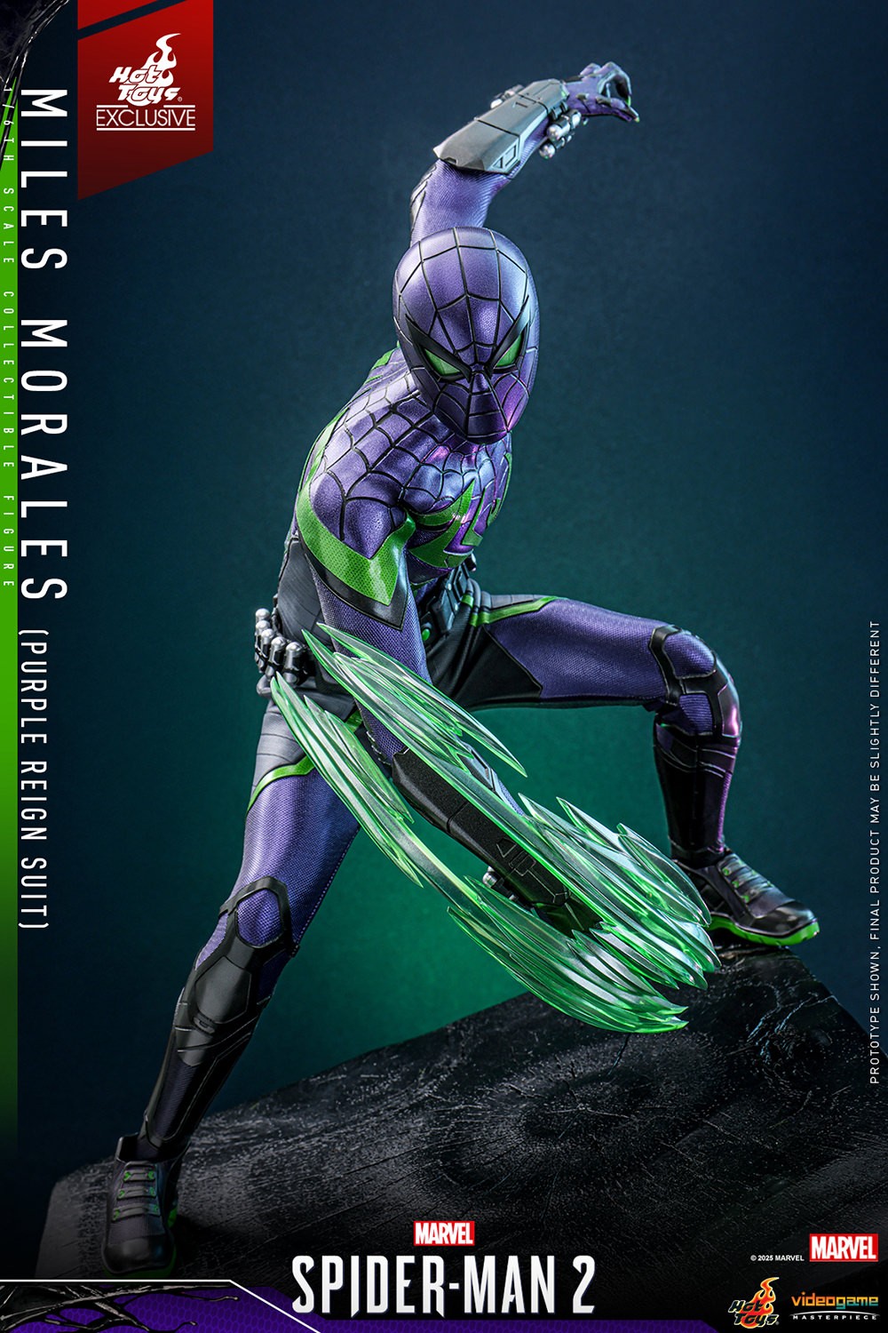 Hot Toys - VGM68 - Marvel's Spider-Man 2: Miles Morales (Purple Reign Suit) Limited Edition (Hot Toys Exclusive) - 1/6 Scale Collectible Figure