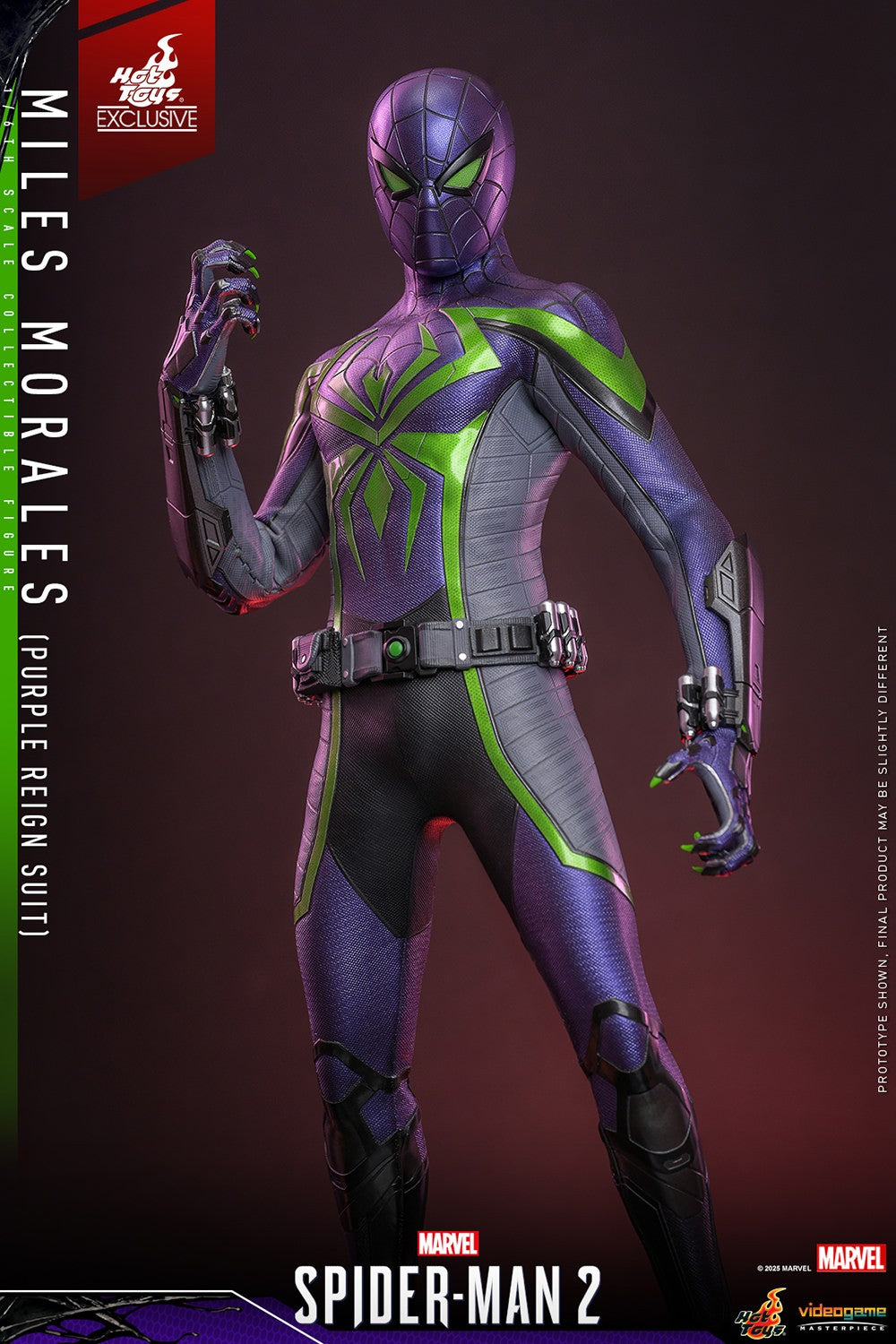 Hot Toys - VGM68 - Marvel's Spider-Man 2: Miles Morales (Purple Reign Suit) Limited Edition (Hot Toys Exclusive) - 1/6 Scale Collectible Figure