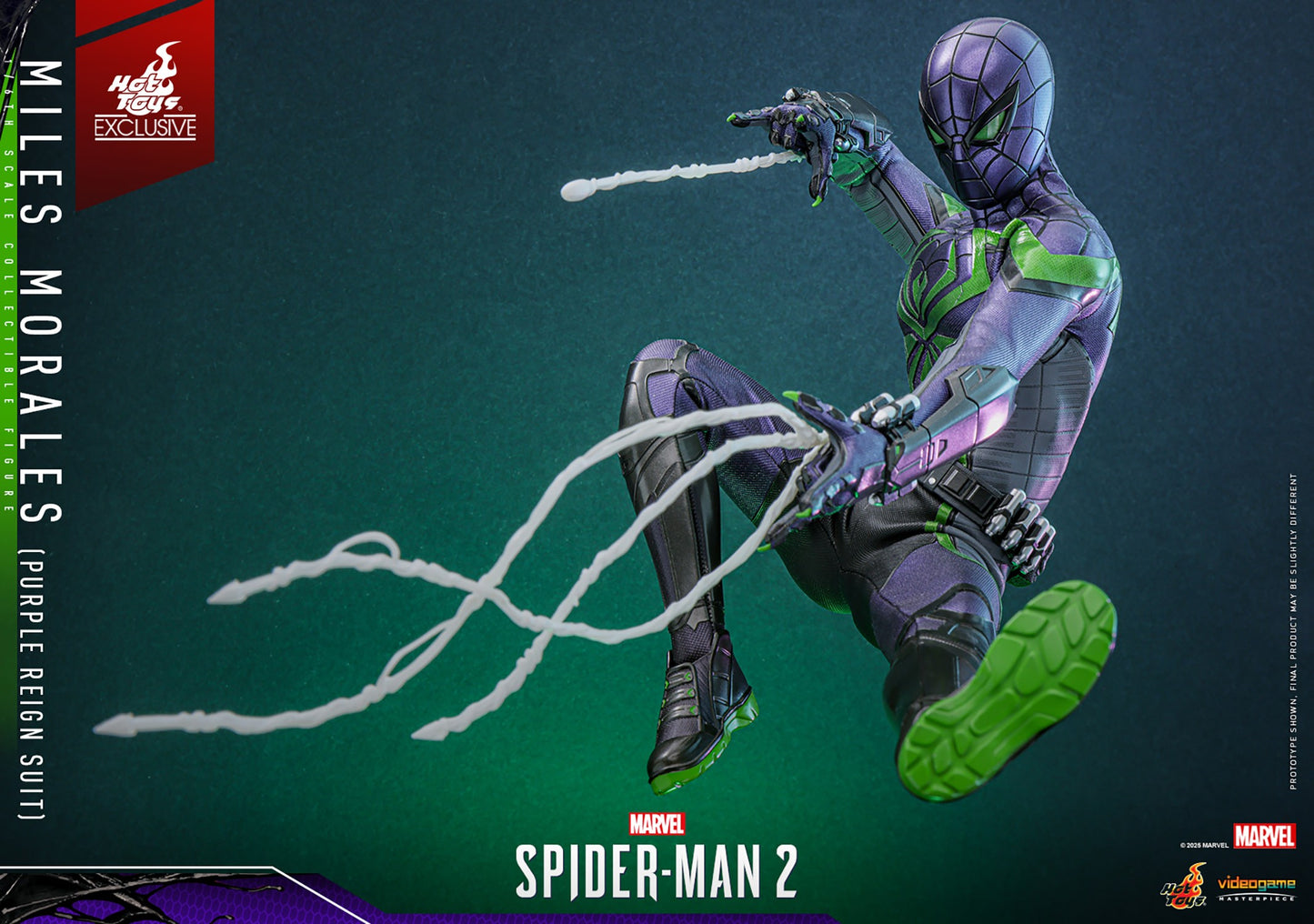 Hot Toys - VGM68 - Marvel's Spider-Man 2: Miles Morales (Purple Reign Suit) Limited Edition (Hot Toys Exclusive) - 1/6 Scale Collectible Figure