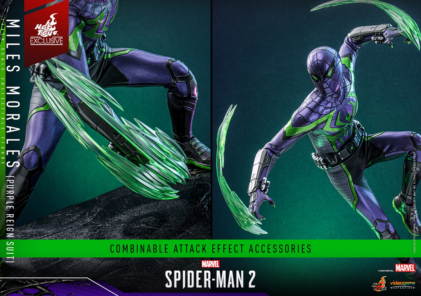 Hot Toys - VGM68 - Marvel's Spider-Man 2: Miles Morales (Purple Reign Suit) Limited Edition (Hot Toys Exclusive) - 1/6 Scale Collectible Figure