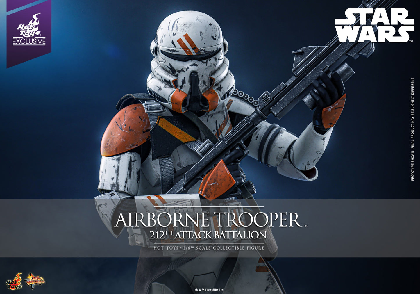 Hot Toys - MMS794 - Star Wars: Episode III Revenge of the Sith - Airborne Trooper (212th Attack Battalion) - 1/6 Scale Collectible Figure