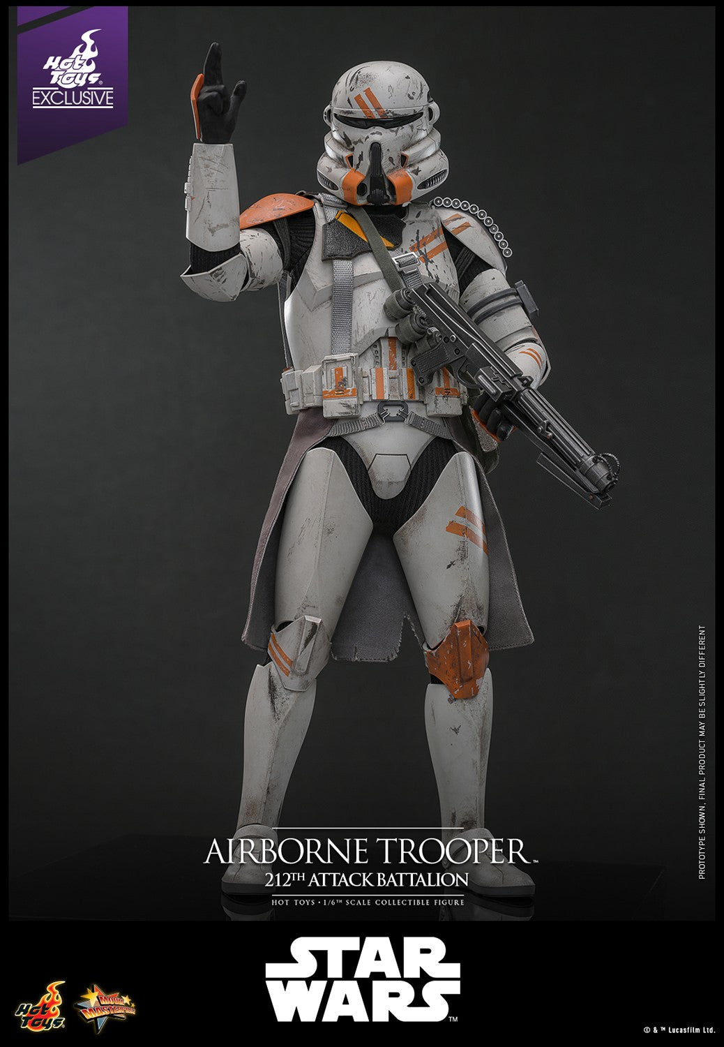 Hot Toys - MMS794 - Star Wars: Episode III Revenge of the Sith - Airborne Trooper (212th Attack Battalion) - 1/6 Scale Collectible Figure