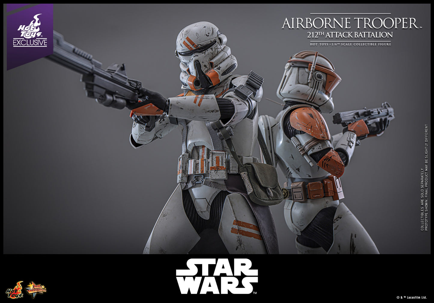 Hot Toys - MMS794 - Star Wars: Episode III Revenge of the Sith - Airborne Trooper (212th Attack Battalion) - 1/6 Scale Collectible Figure