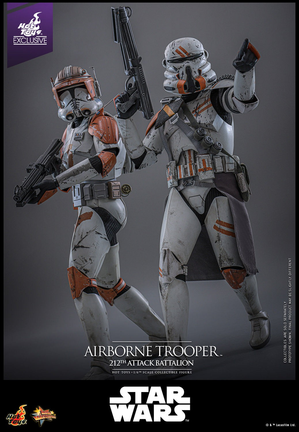 Hot Toys - MMS794 - Star Wars: Episode III Revenge of the Sith - Airborne Trooper (212th Attack Battalion) - 1/6 Scale Collectible Figure