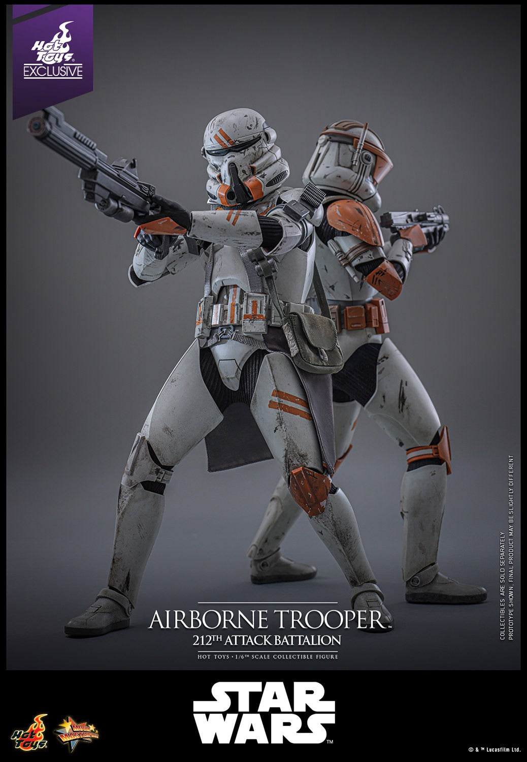 Hot Toys - MMS794 - Star Wars: Episode III Revenge of the Sith - Airborne Trooper (212th Attack Battalion) - 1/6 Scale Collectible Figure