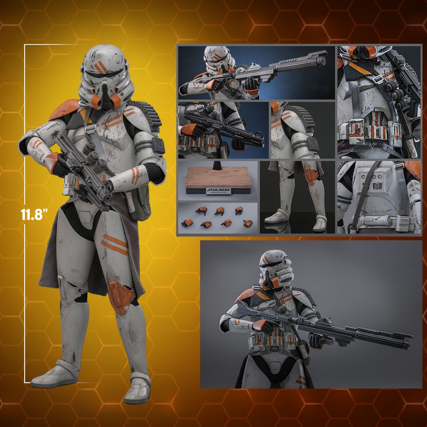Hot Toys - MMS794 - Star Wars: Episode III Revenge of the Sith - Airborne Trooper (212th Attack Battalion) - 1/6 Scale Collectible Figure