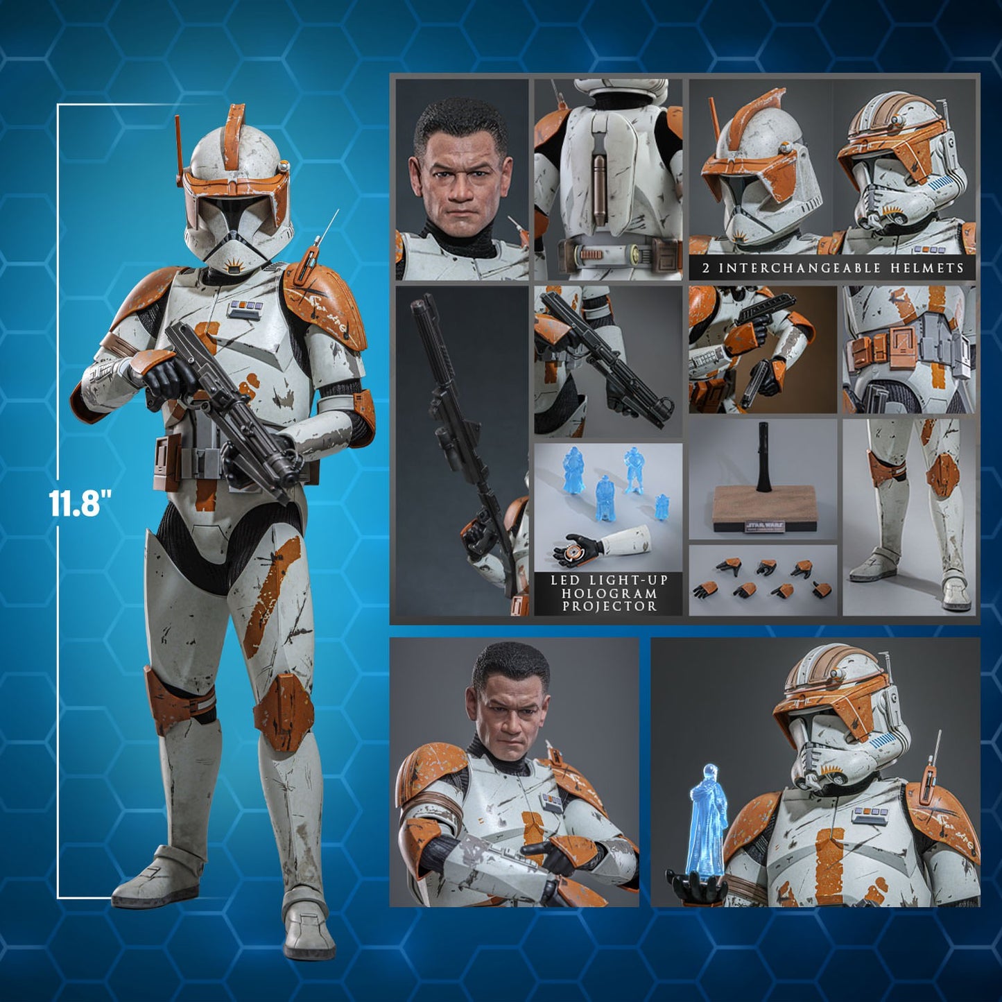 Hot Toys - MMS796 - Star Wars: Episode III Revenge of the Sith - Clone Commander Cody - 1/6 Scale Collectible Figure