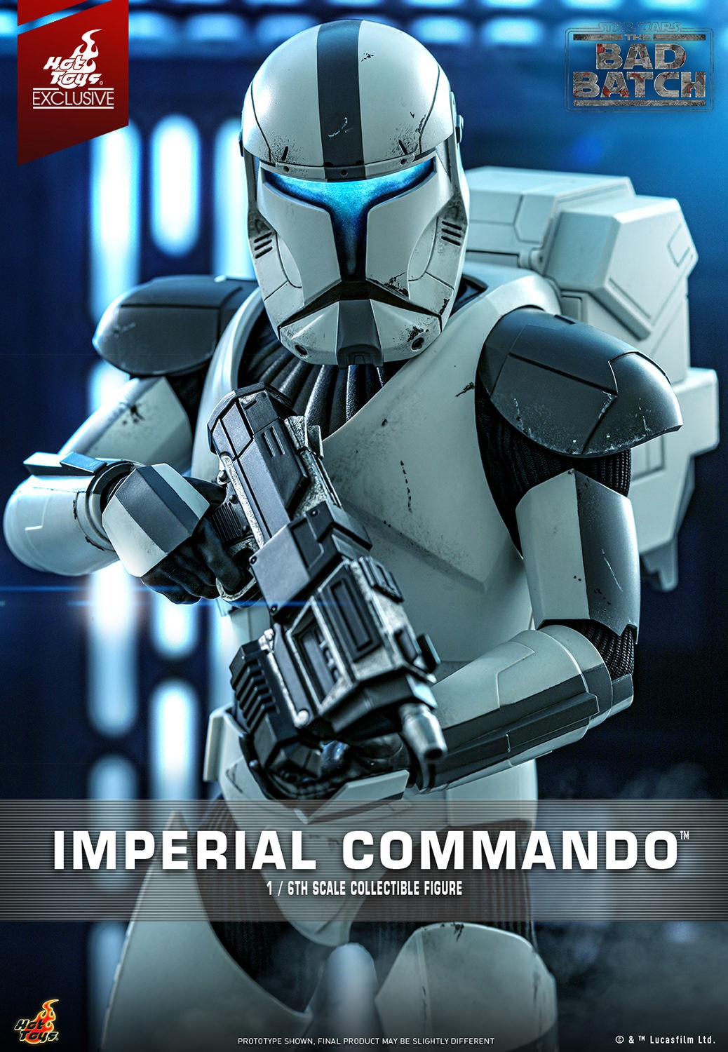 Hot Toys TMS128 Star Wars The Bad Batch Imperial Commando - 1/6 Scale Collectible Figure (Exclusive Limited Edition)