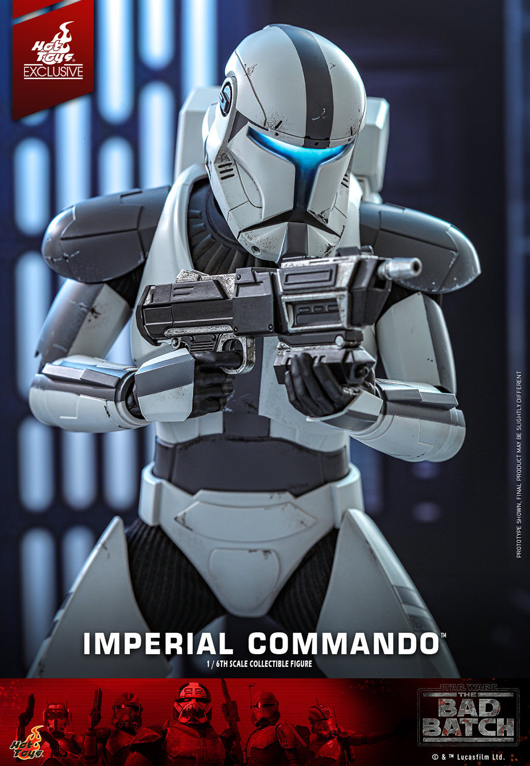 Hot Toys TMS128 Star Wars The Bad Batch Imperial Commando - 1/6 Scale Collectible Figure (Exclusive Limited Edition)