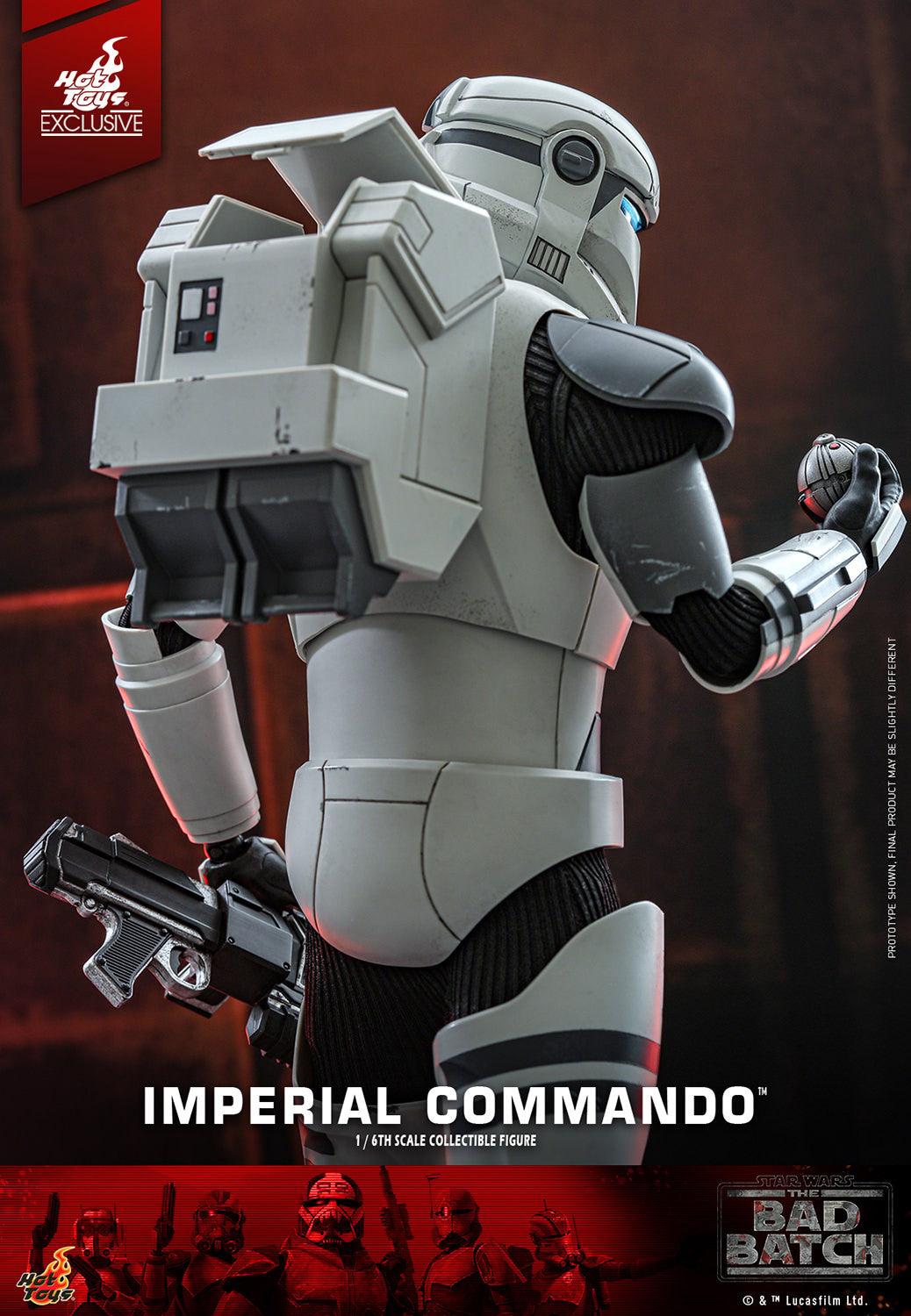 Hot Toys TMS128 Star Wars The Bad Batch Imperial Commando - 1/6 Scale Collectible Figure (Exclusive Limited Edition)