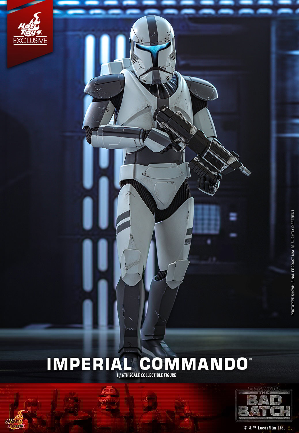 Hot Toys TMS128 Star Wars The Bad Batch Imperial Commando - 1/6 Scale Collectible Figure (Exclusive Limited Edition)