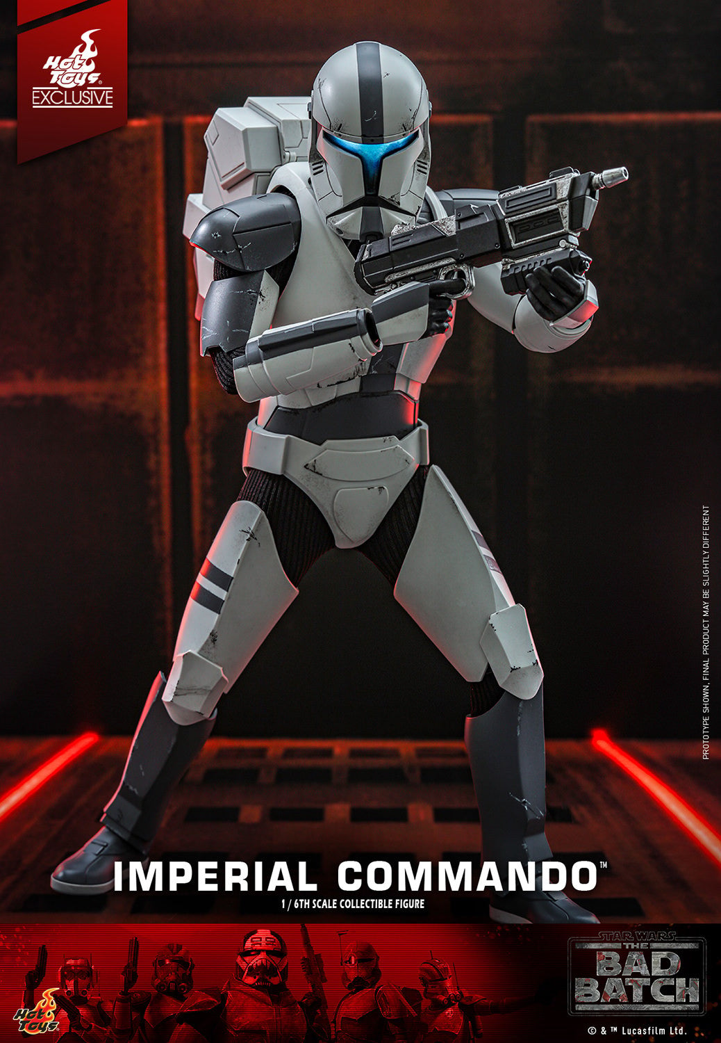 Hot Toys TMS128 Star Wars The Bad Batch Imperial Commando - 1/6 Scale Collectible Figure (Exclusive Limited Edition)