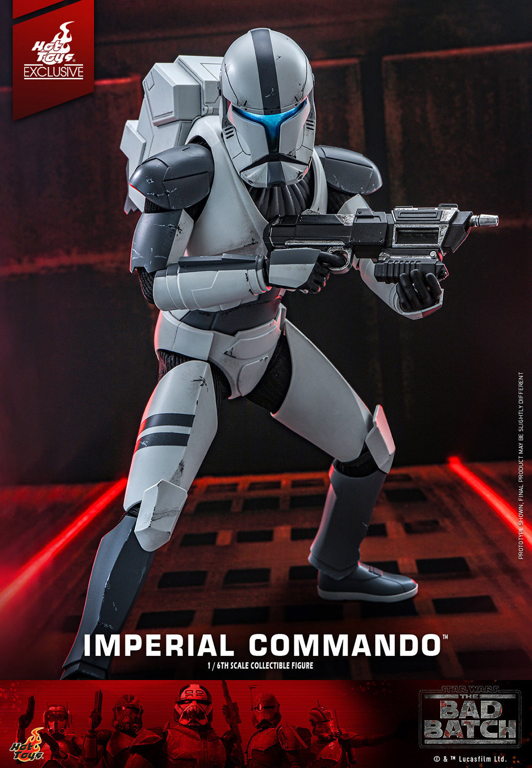 Hot Toys TMS128 Star Wars The Bad Batch Imperial Commando - 1/6 Scale Collectible Figure (Exclusive Limited Edition)