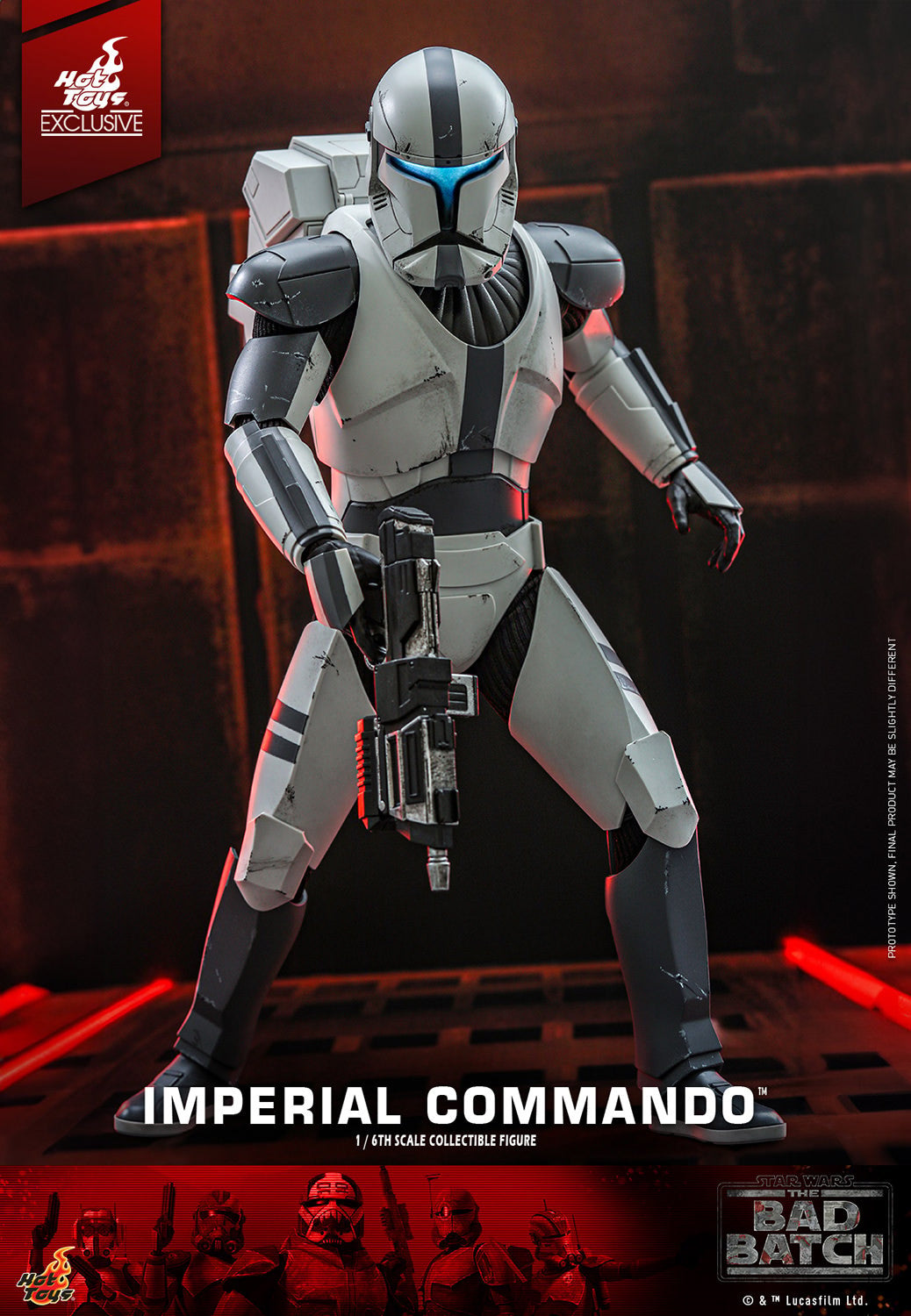 Hot Toys TMS128 Star Wars The Bad Batch Imperial Commando - 1/6 Scale Collectible Figure (Exclusive Limited Edition)