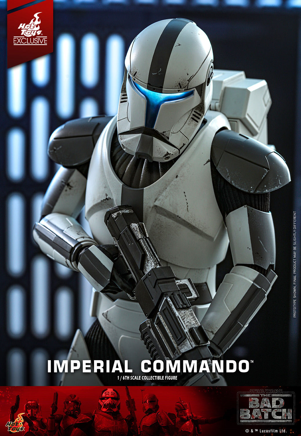 Hot Toys TMS128 Star Wars The Bad Batch Imperial Commando - 1/6 Scale Collectible Figure (Exclusive Limited Edition)